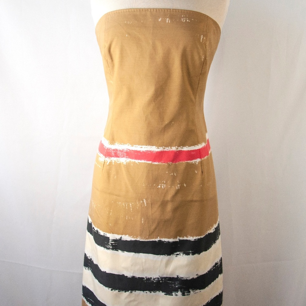 Burberry London strapless sheath dress Size 12!
